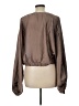 Free People Brown Long Sleeve Blouse Size L - photo 2
