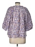 J.Jill Purple 3/4 Sleeve Blouse Size Lg Petite - photo 2