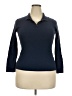 Old Navy Blue 3/4 Sleeve Top Size 18 - photo 1