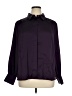Ann Taylor 100% Polyester Purple Long Sleeve Blouse Size XL - photo 1