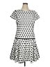 Alexia Admor Polka Dots White Casual Dress Size XL - photo 1