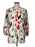 Unbranded Floral Ivory 3/4 Sleeve Blouse Size L - photo 1
