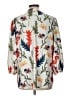 Unbranded Floral Ivory 3/4 Sleeve Blouse Size L - photo 2
