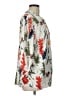 Unbranded Floral Ivory 3/4 Sleeve Blouse Size L - photo 4