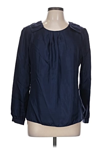 Elizabeth McKay Long Sleeve Silk Top (view 1)
