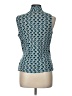 Tahari Blue Sleeveless Blouse Size L - photo 2