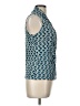 Tahari Blue Sleeveless Blouse Size L - photo 4