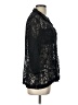 White Stag Black 3/4 Sleeve Blouse Size L - photo 4