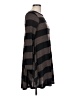 Bellamie Stripes Gray Casual Dress Size L - photo 4