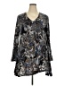 Win Win Paisley Gray Long Sleeve Top Size 2X - 3X - photo 1