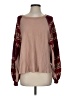 We the Free Paisley Burgundy Pullover Sweater Size S - photo 1