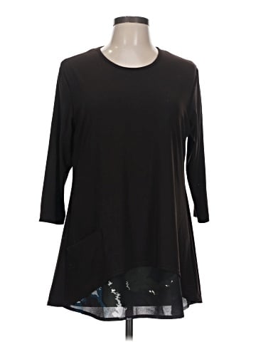 Sympli 3/4 Sleeve Top (view 1)