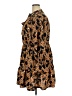 ELOQUII Elements 100% Polyester Animal Print Brown Casual Dress Size 20 - photo 5