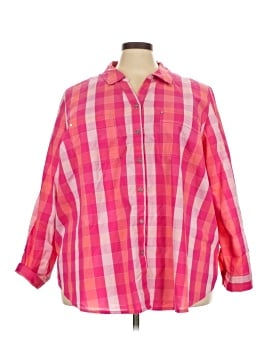 Catherines 3/4 Sleeve Button Down Shirt