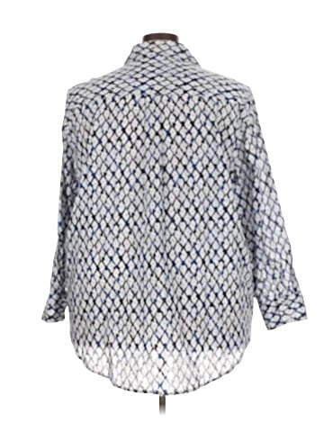 Lane Bryant 3/4 Sleeve Button-Down Shirt (view 2)