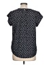 Monday Fun Black Short Sleeve Blouse Size L - photo 2