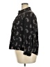 DR2 100% Rayon Paisley Black 3/4 Sleeve Blouse Size 2X - photo 5