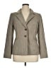 Classiques Entier 100% Cotton Gray Brown Blazer Size 14 - photo 1