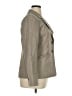 Classiques Entier 100% Cotton Gray Brown Blazer Size 14 - photo 4