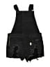 Express Black Overall Shorts Size 4 - photo 1