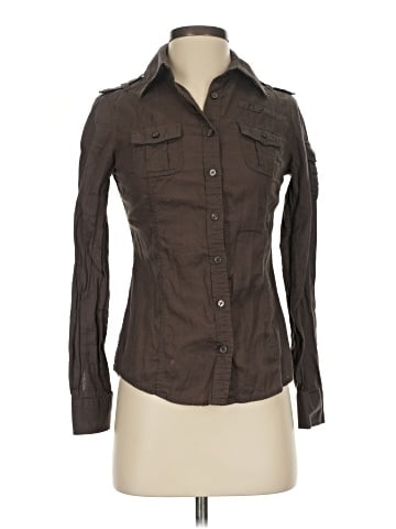 Mudd Long Sleeve Button-Down Shirt (view 1)
