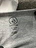Volcom Solid Silver Short Sleeve T-Shirt Size 10 - 12 - photo 3