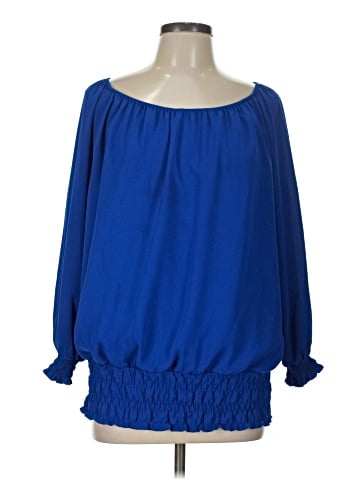 Peter Nygard Long Sleeve Blouse (view 1)
