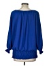 Peter Nygard Blue Long Sleeve Blouse Size L - photo 2