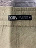 Zara Solid Green Shorts Size M - photo 3