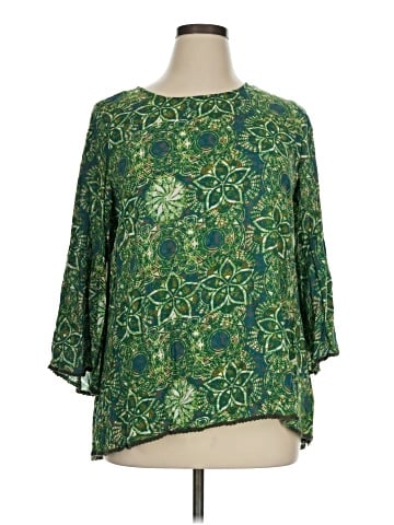 Westbound 3/4 Sleeve Blouse (view 1)