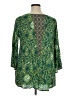 Westbound 100% Rayon Green 3/4 Sleeve Blouse Size 1X - photo 2