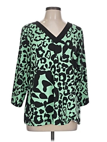 Susan Graver 3/4 Sleeve T-Shirt (view 1)