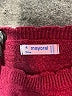 Mayoral Solid Burgundy Pullover Sweater Size 4 - photo 3