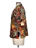Tradition 100% Polyester Print Orange Short Sleeve Blouse Size 12 - photo 5