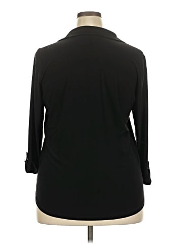 Jones New York Signature Long Sleeve Polo (view 2)