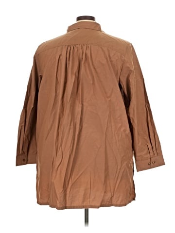 Roaman's Long Sleeve Button-Down Shirt (view 2)