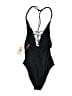 YMI Solid Black One Piece Swimsuit Size L - photo 2