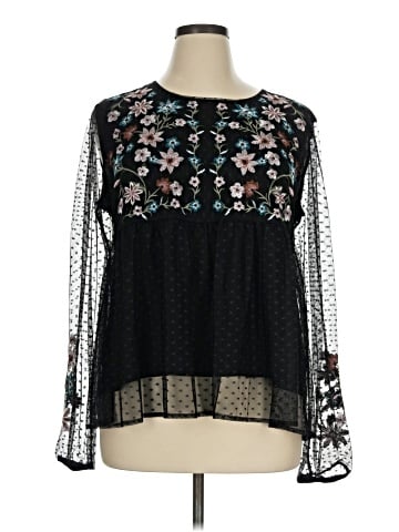 Style&Co Long Sleeve Blouse (view 1)