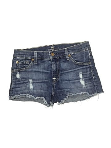 7 For All Mankind Denim Shorts (view 1)
