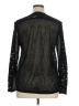 Magaschoni Black Long Sleeve Silk Top Size XL - photo 2