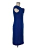 Calvin Klein Solid Blue Casual Dress Size M (estimated) - photo 4