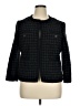 Lands' End Houndstooth Black Jacket Size 16 - photo 1