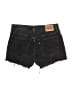 Levi's Hearts Black Gray Denim Shorts Size 30 waist - photo 2