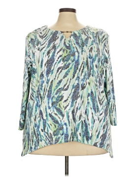 Alfred Dunner 3/4 Sleeve Blouse