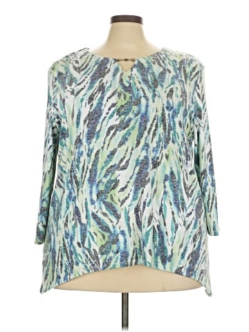 Alfred Dunner 3/4 Sleeve Blouse (view 1)