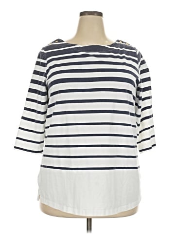 Jessica London 3/4 Sleeve T-Shirt (view 1)