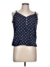 Old Navy 100% Rayon Blue Sleeveless Blouse Size L - photo 1