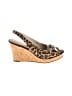 Sperry Top Sider Animal Print Tan Wedges Size 9 1/2 - photo 2