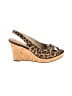 Sperry Top Sider Animal Print Tan Wedges Size 9 1/2 - photo 1