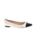 Tahari Color Block Ivory Flats Size 11 - photo 1